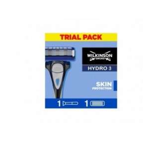 Wilkinson Sword Hydro 3 Skin Protection for Men Regular Razor Handle + 1 Blade Refill Men's Razor