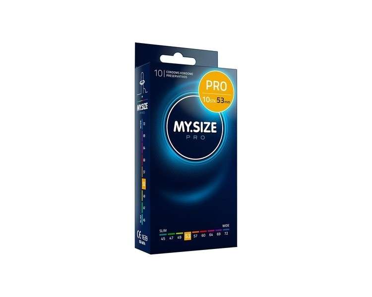 MY.SIZE PRO Condom Size 3 53mm 10 Pieces