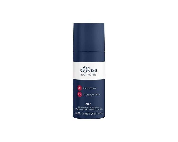 s.Oliver So Pure Men Deodorant & Bodyspray 150ml Can