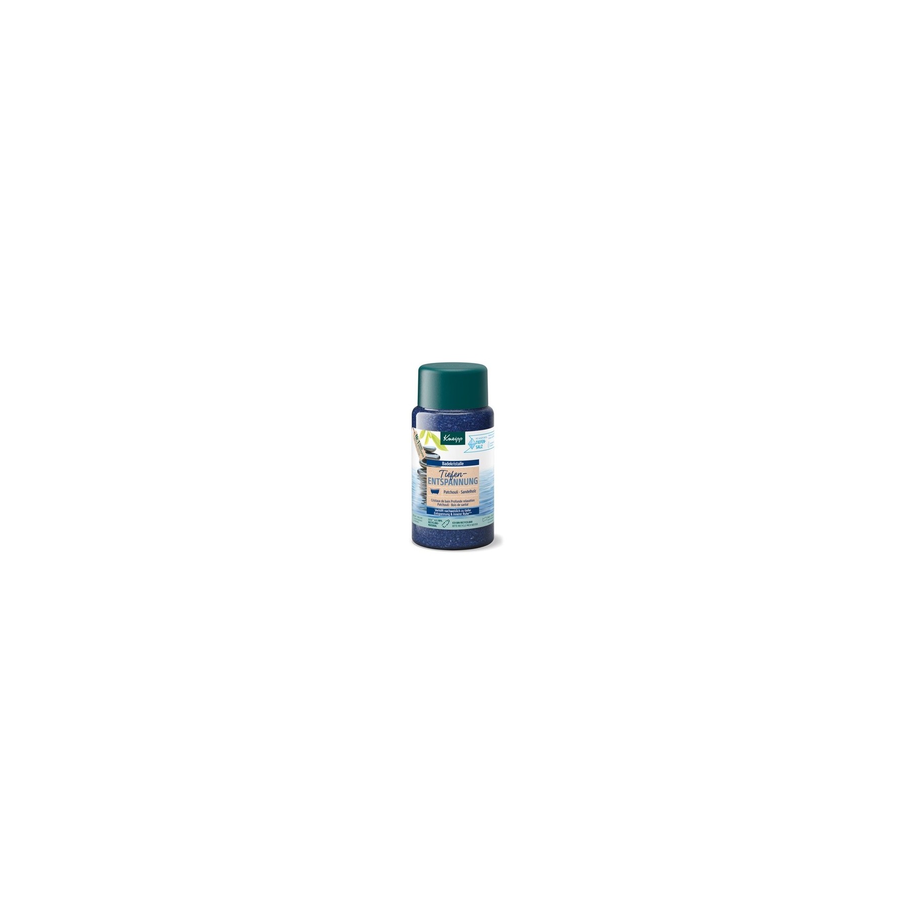 Kneipp Deep Relaxation Bath Crystals with Pure Deep Salt from Saline Luisenhall and Essential Patchouli Oil 600g
