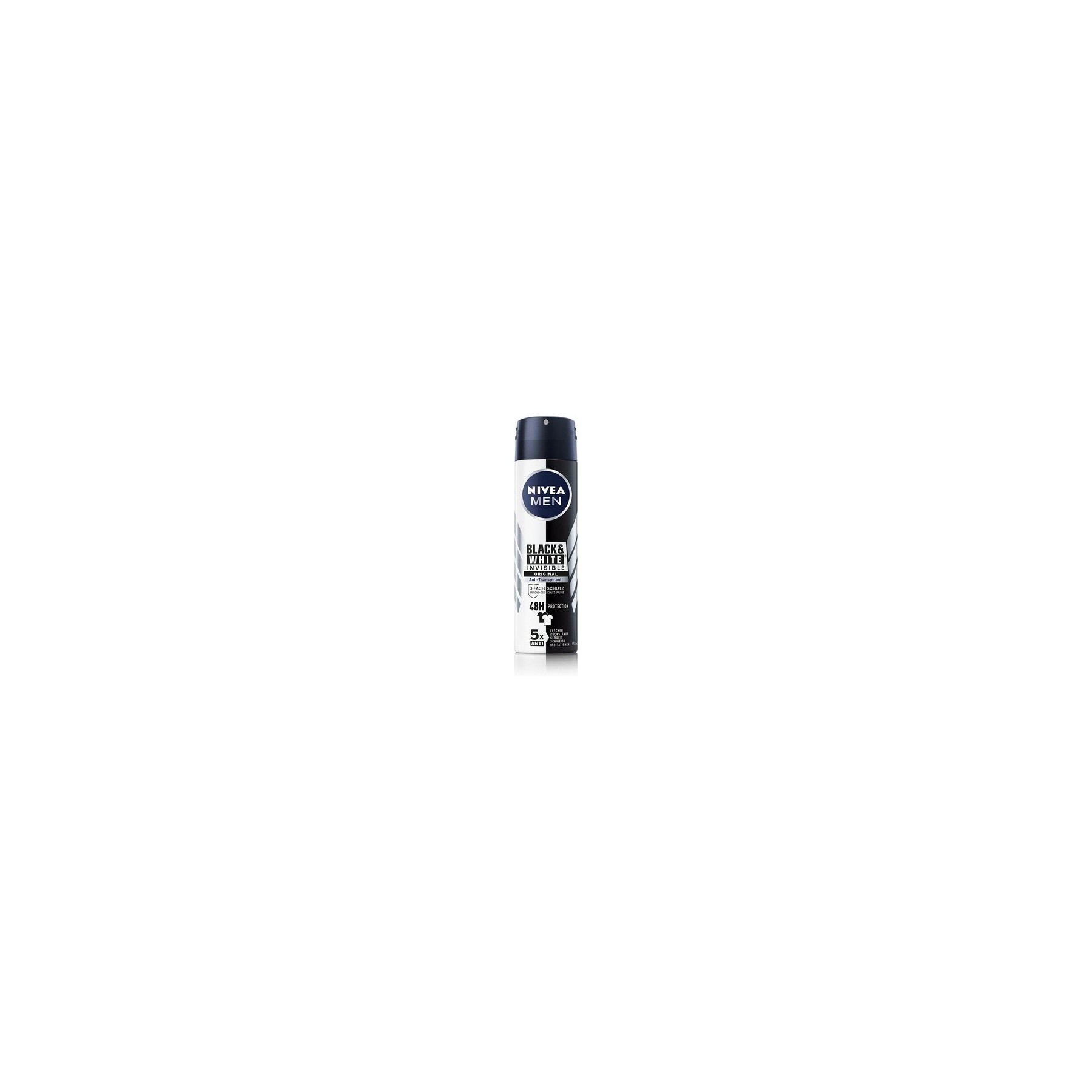 Nivea Men Deo Spray Black & White Invisible Original 150 ml