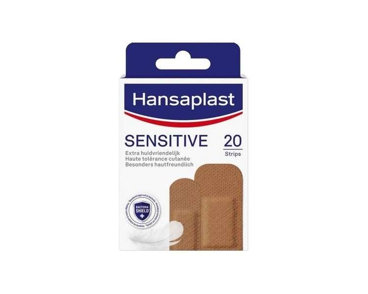 Hansaplast Sensitive Skin Tone Plasters Medium with Bacteria Shield