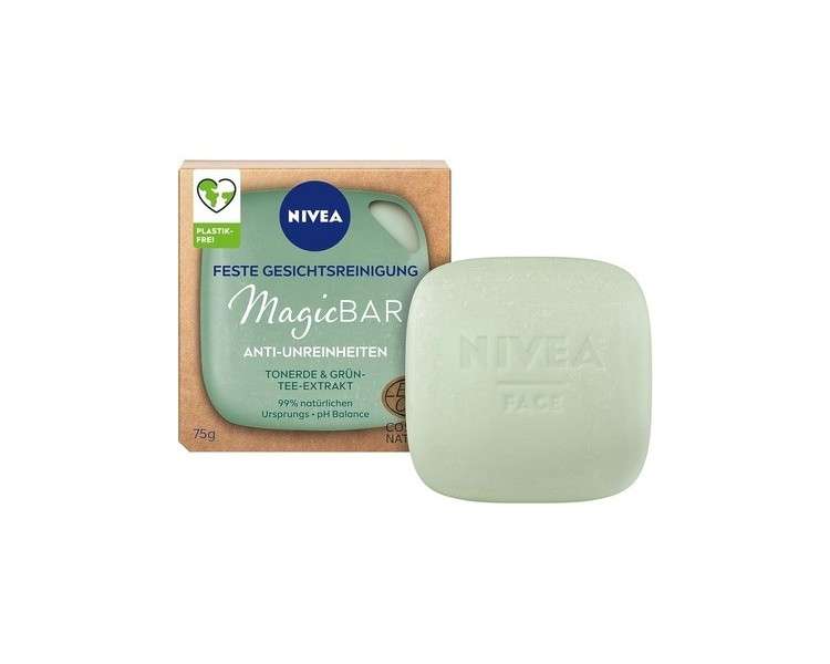 Nivea Pore Refining Face Cleansing Solid Bar 75g