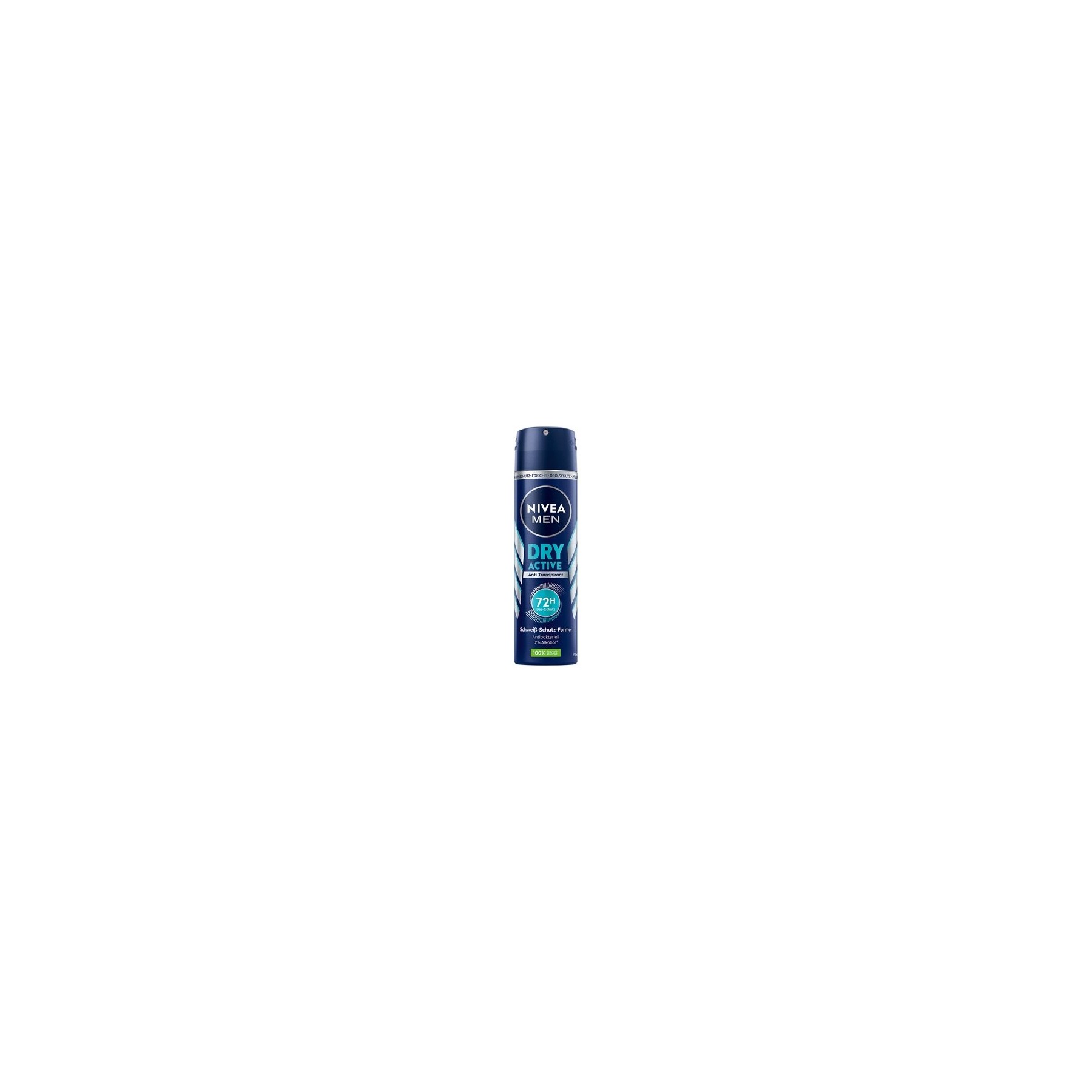 Nivea Men Dry Active Deo Spray 150ml with 72h Protection and Dual-Active Formula 150ml