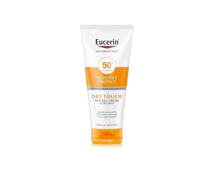 Eucerin Sun Protection Sensitive Protect Sun Gel-Cream Ultra-Light Texture SPF50+ 200ml