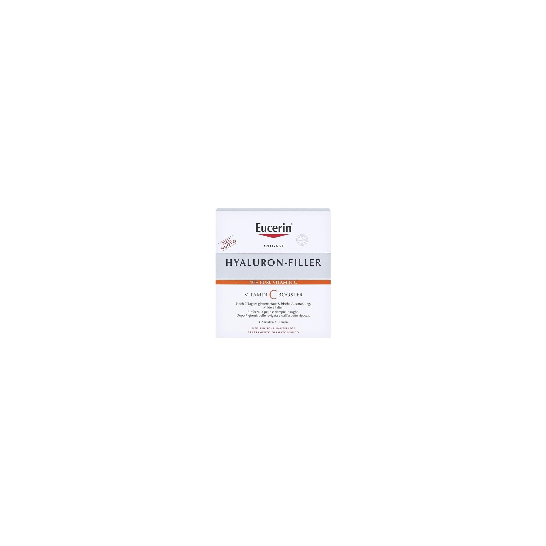 Eucerin Hyaluron-Filler Vitamin C Booster Anti-Aging Serum - Pack of 3