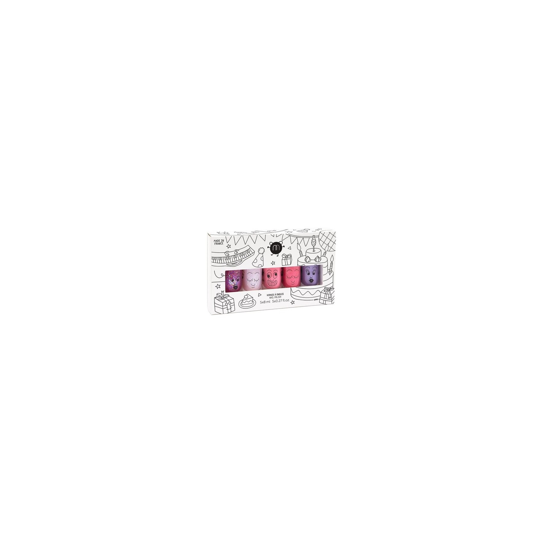 Nailmatic Nails Party Enamel Pack of 5 - 1