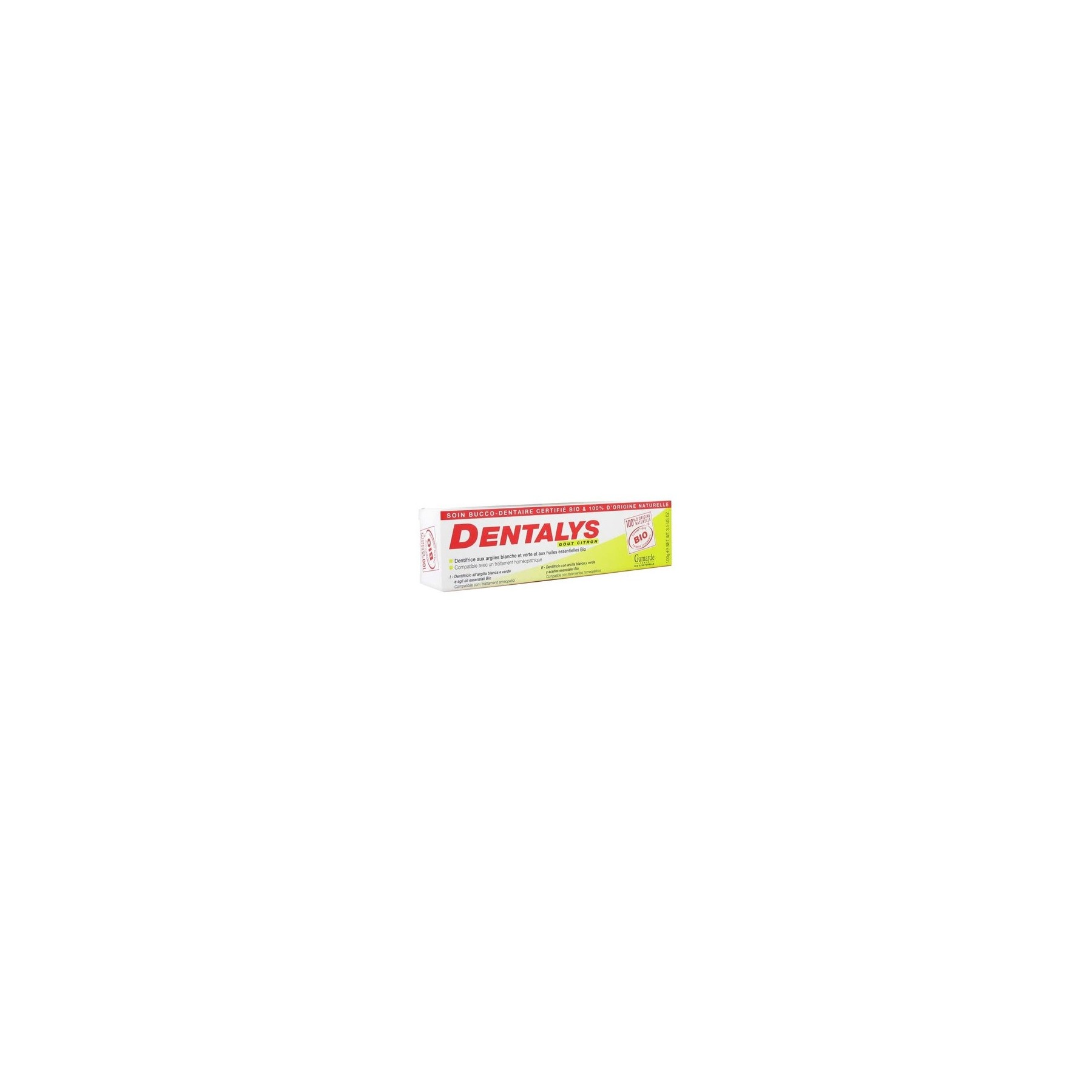 Gamarde Lemon Flavored Toothpaste 100g