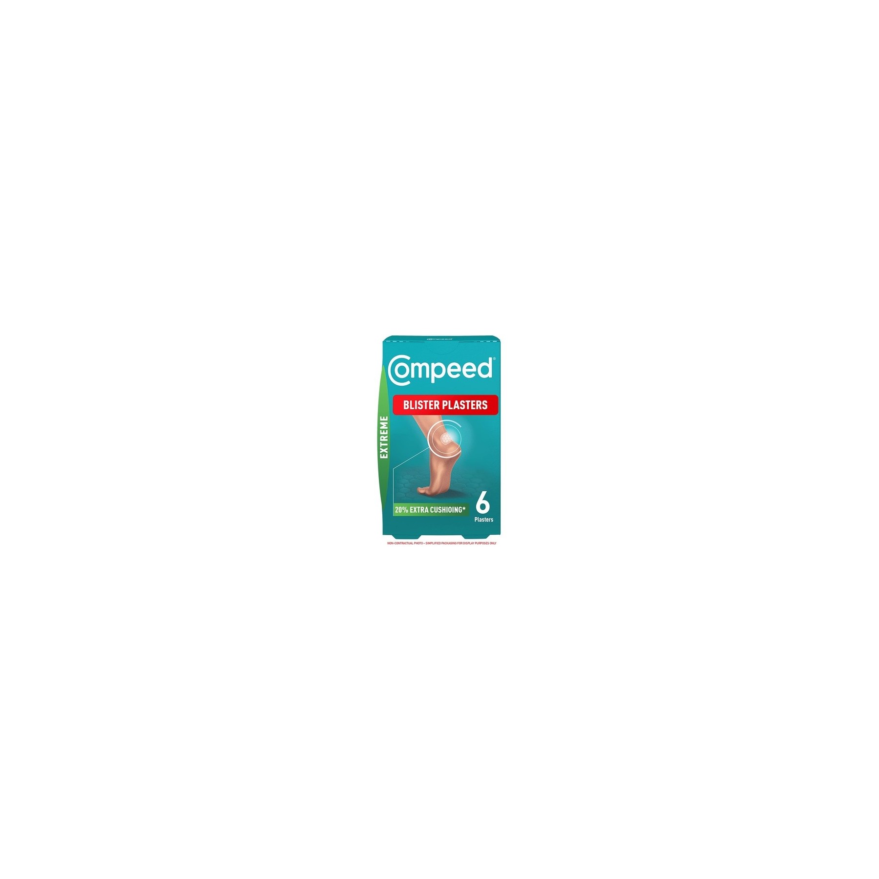 Compeed Extreme Blister Plasters Foot Treatment 6 Hydrocolloid Plasters