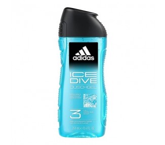 Adidas Ice Dive shower gel for men 250 ml