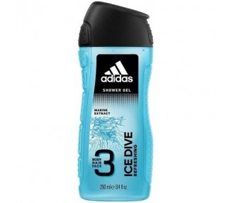 Adidas Ice Dive 3in1 Shower Gel 250ml