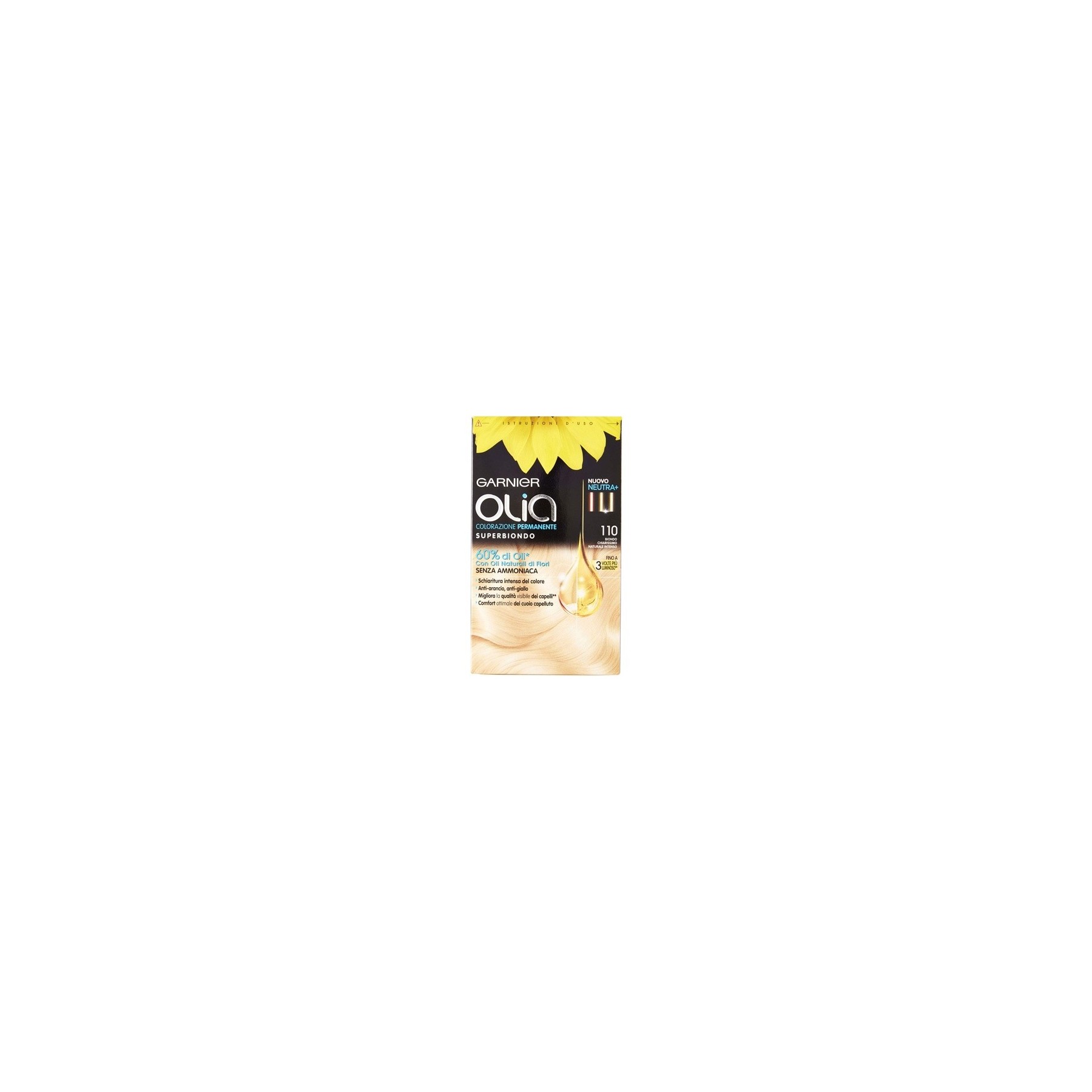 Garnier Olia Permanent Hair Color and Dye 110 Very Light Blonde