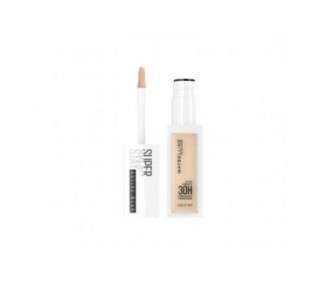 Maybelline L'Oreal SuperStay Active Wear Concealer Up to 30H Full Coverage Matte 15 Light Off White