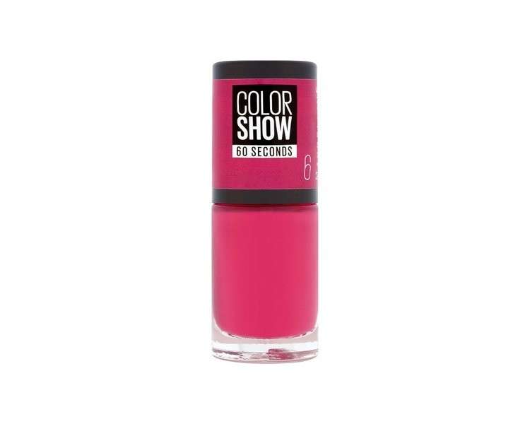 Maybelline Color Show 6 Bubblicious Nail Polishes - Pack of 6