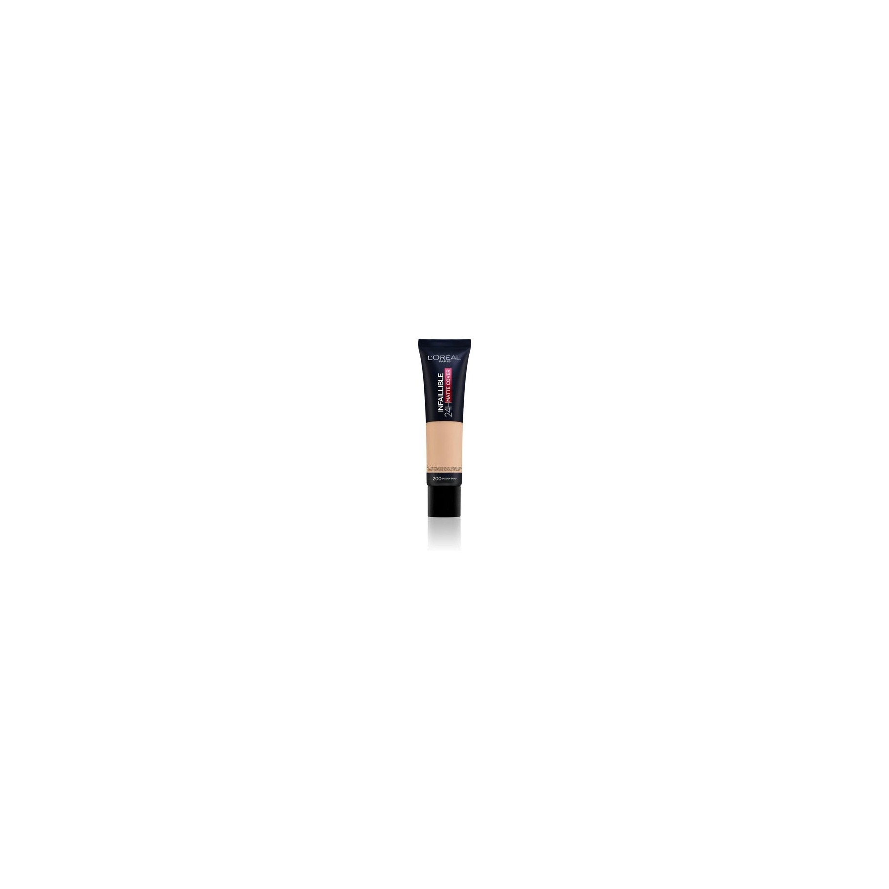 L'Oréal Paris Infallible 24h Matte Cover Foundation 200 Golden Sand 30ml
