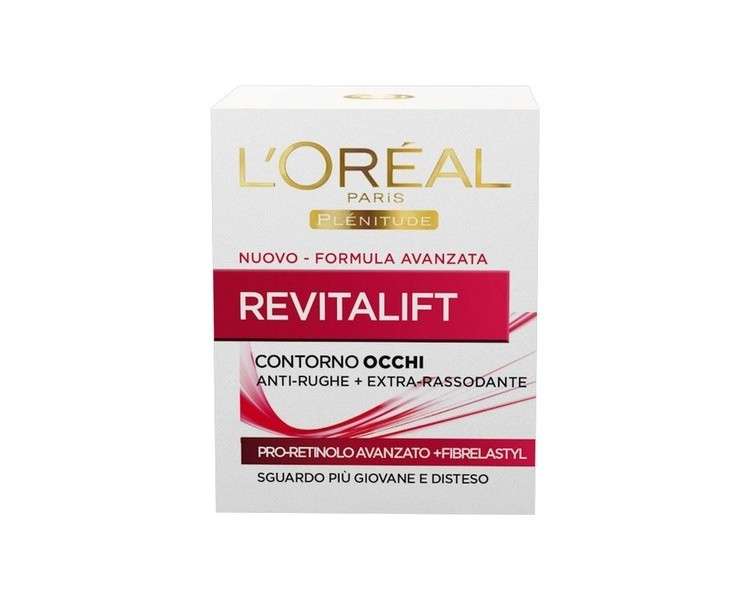 L'Oreal Plenitude RevitaLift Anti-Wrinkle + Firming Eye Cream 15ml