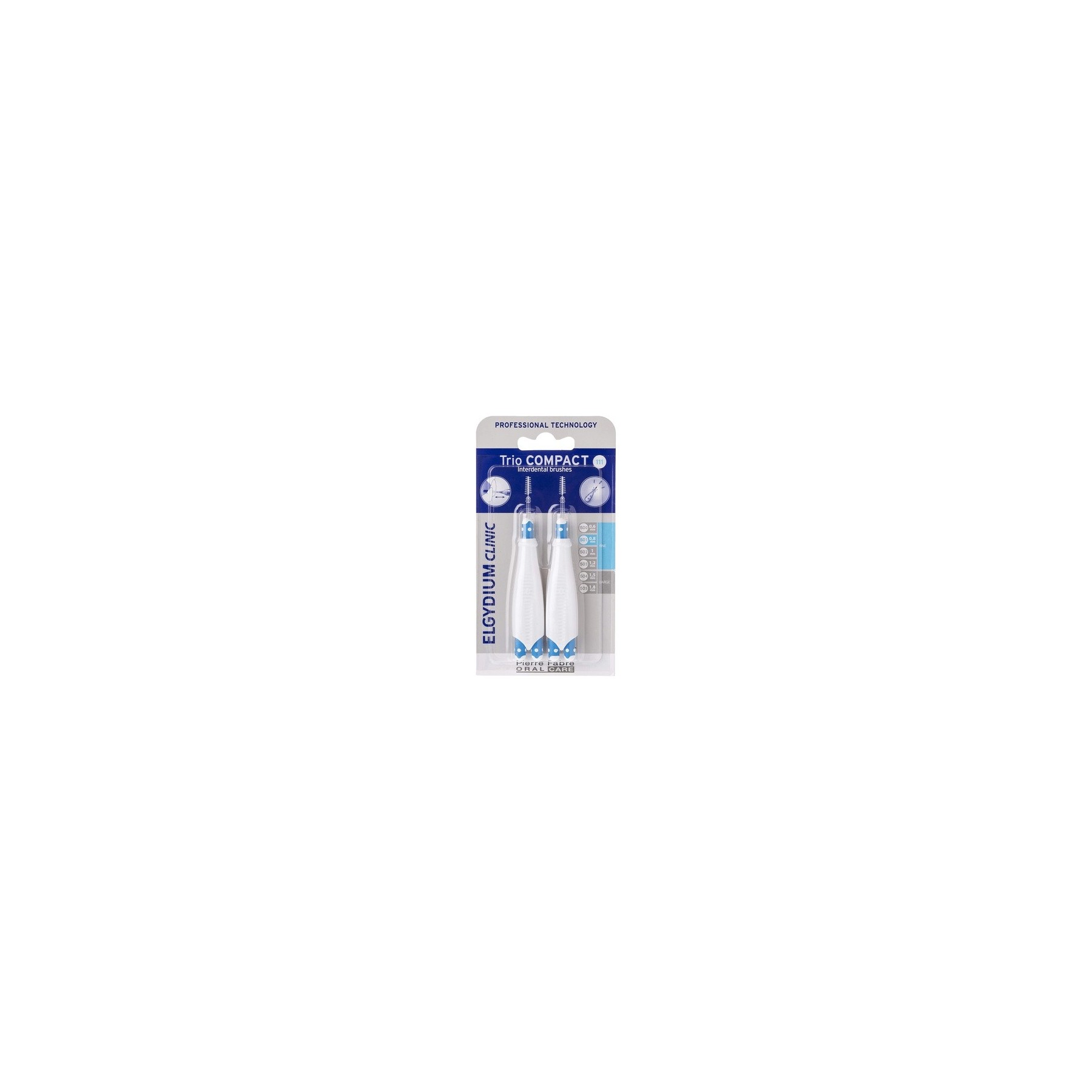 Elgydium Clinic Trio Compact 2 Interdental Brush Mix Narrow