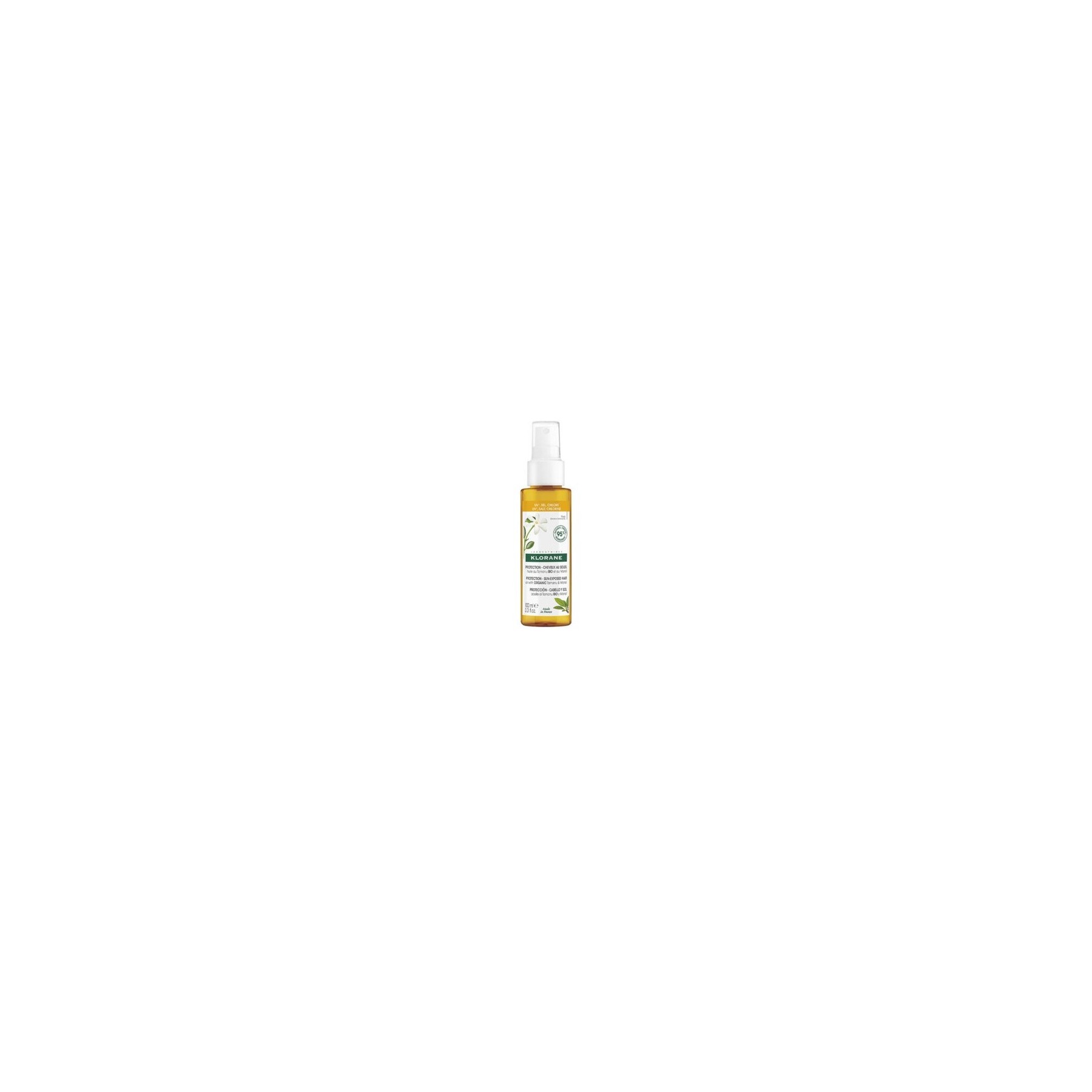 Klorane Polysianes Monoi and Tamanu Organic Hair Oil 100ml