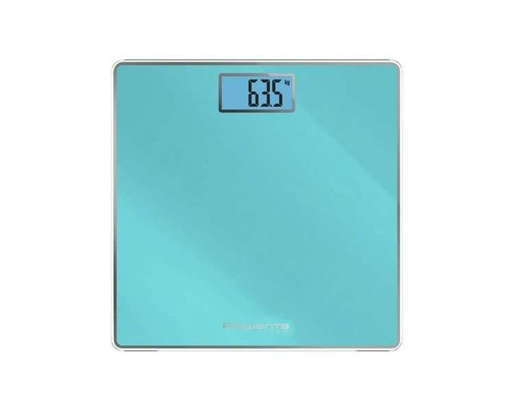 Rowenta BS1503 Classic 2 Digital Glass Bathroom Scale 30x31cm Max 160kg - Includes Battery