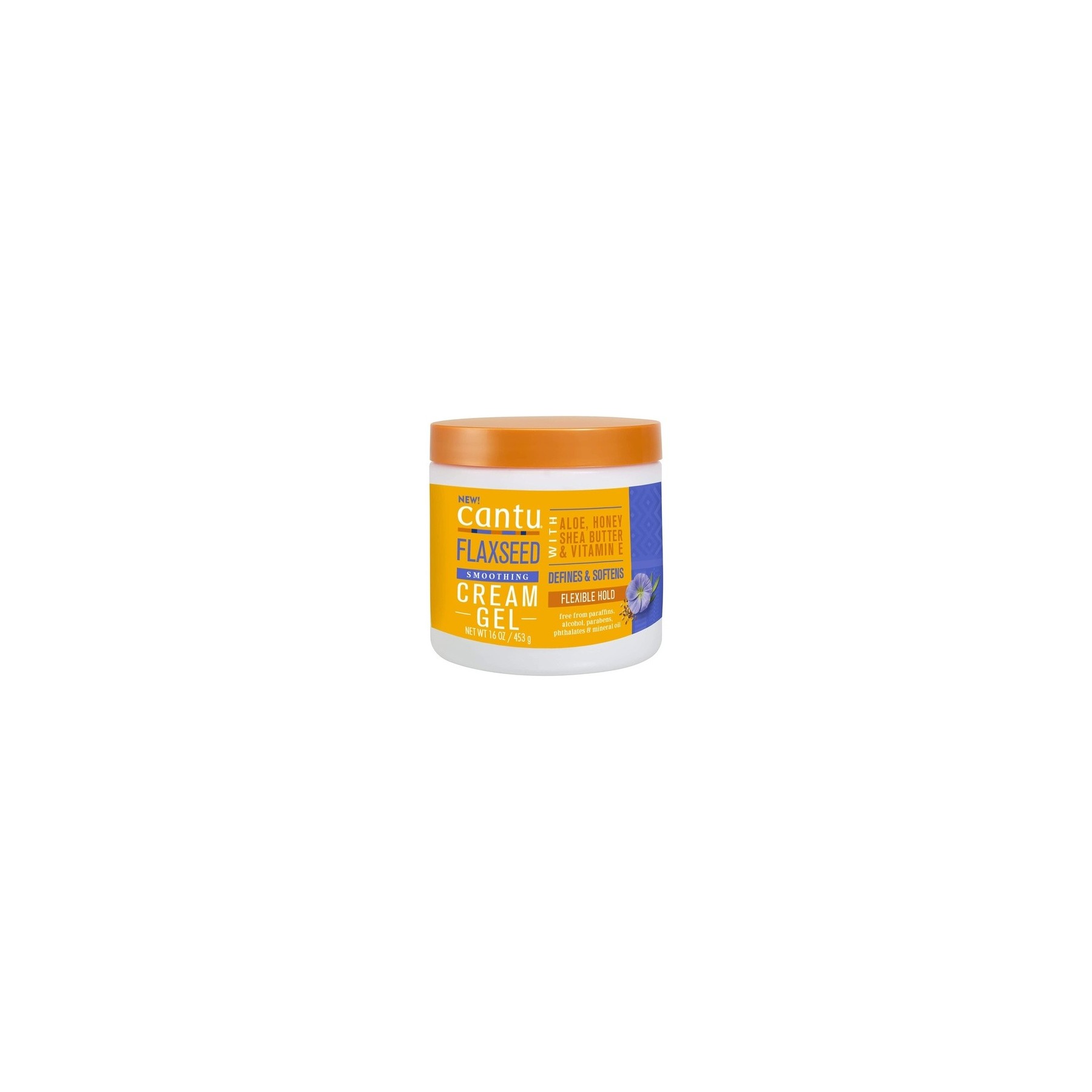 Cantu Flaxseed Cream Gel 16 Ounce Jar