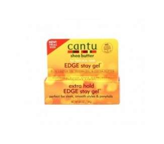 Cantu Shea Butter Edge Stay Gel Extra Hold 0.5 Ounce