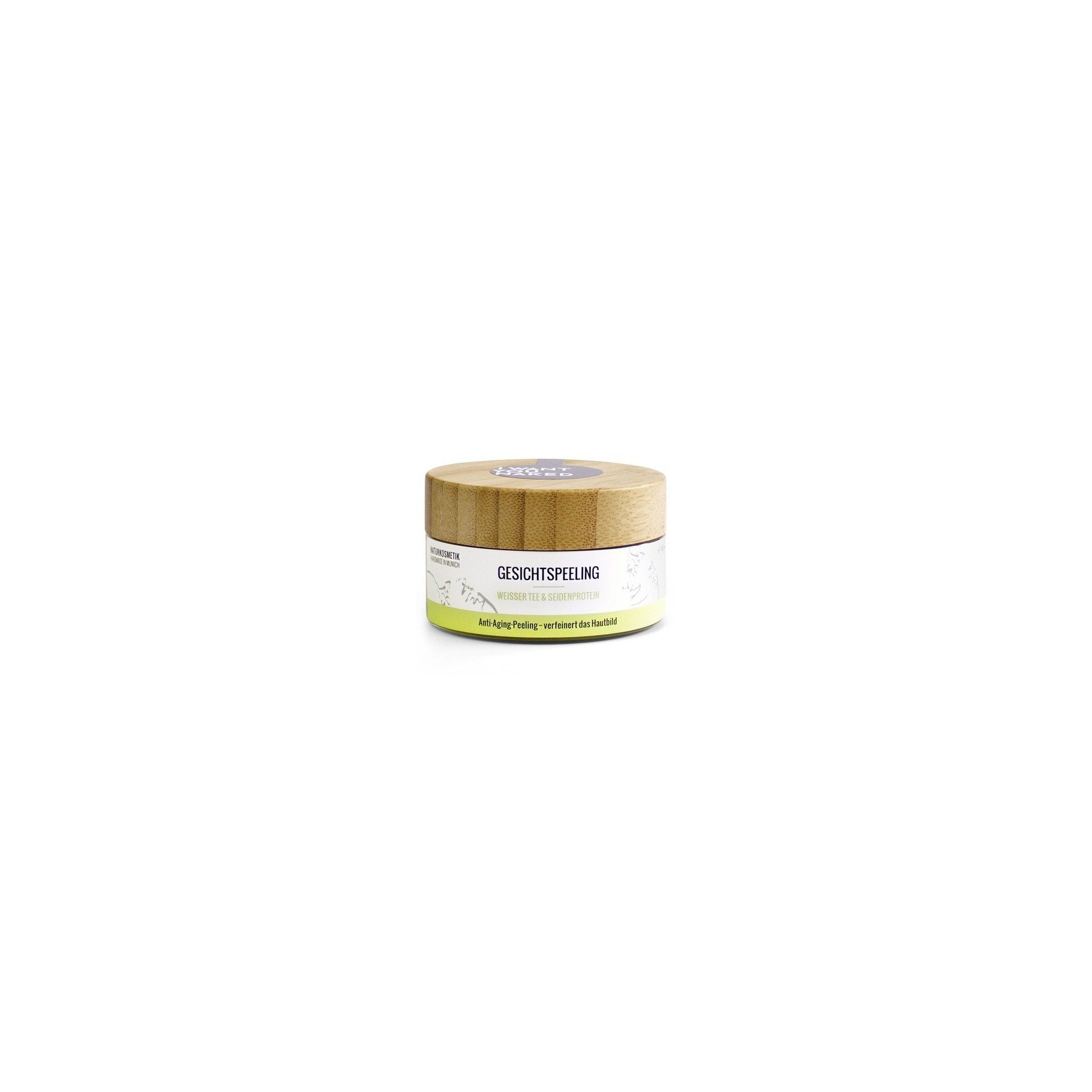 White Tea & Silk Protein Facial Scrub Effective Anti-Aging Exfoliating Mask with Antioxidant and Protective Effects