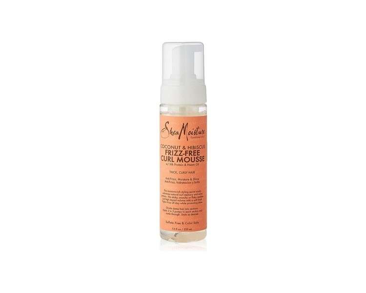 Shea Moisture Coconut and Hibiscus Frizz-Free Mousse 220ml