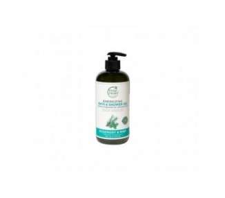 Petal Fresh Rosemary & Mint Bath & Shower Gel Pure Energizing Body Gel 16 oz