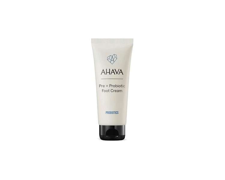 AHAVA Probiotic Foot Cream for Dry Cracked Heels and Feet - Heals and Moisturizes Dry Skin