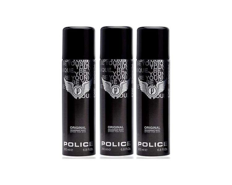 POLICE Original Men's Deodorant Body Spray 200ml