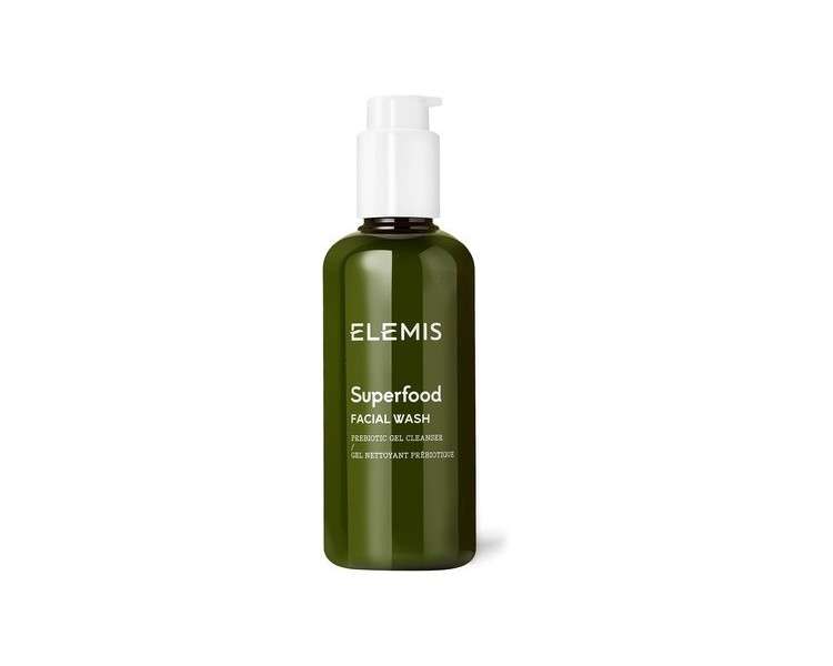 ELEMIS Superfood Facial Wash Nutrient-Rich Gel Skin Cleanser with Pre-Biotic 200ml