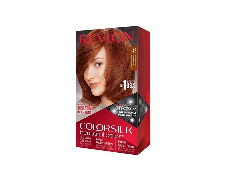 Revlon ColorSilk Hair Dye 42 Medium Auburn