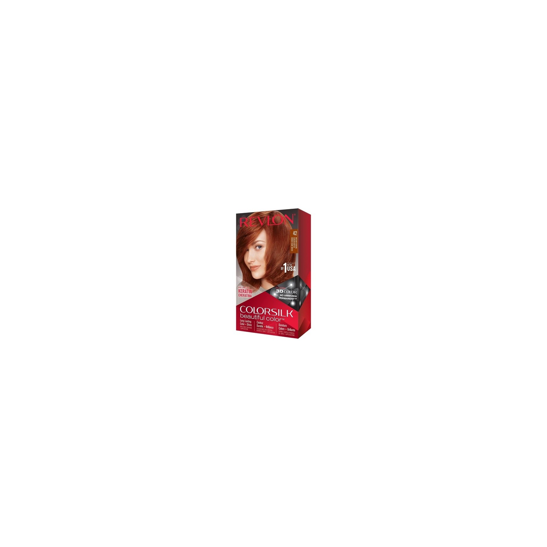 Revlon ColorSilk Hair Dye 42 Medium Auburn