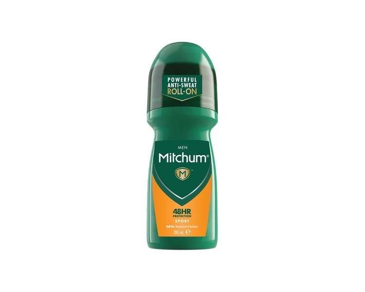 Mitchum Men 48HR Protection Roll-On Deodorant and Antiperspirant Sport 100ml