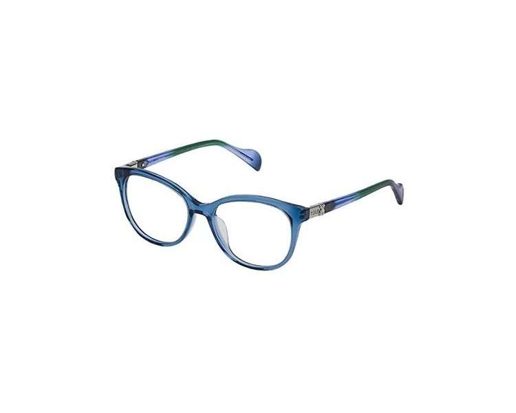 TOUS Unisex Kid's Prescription Eyewear Frames Blue 49mm
