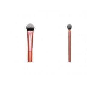 REAL TECHNIQUES Seamless Complexion Makeup Brush for Liquid and Cream Foundations and Brightening Concealer Makeup Brush