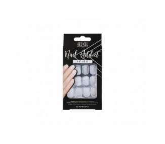 Ardell Nail Addict Natural Style Artificial Nails Salon Quality Nail Tips for Home Natural Squared