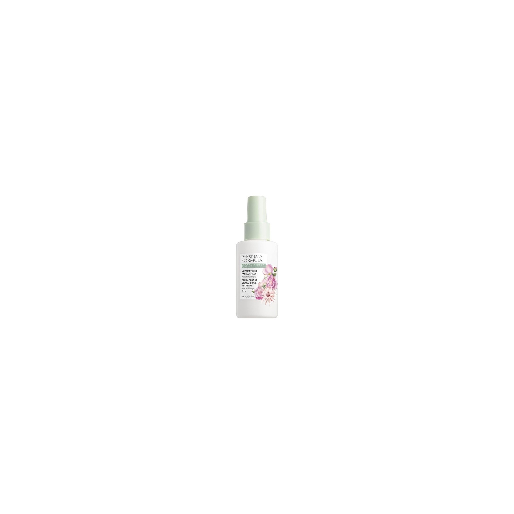 Physicians Formula Organic Wear Nutrient Mist Facial Spray with Botanical Flower Blend - Vegan
