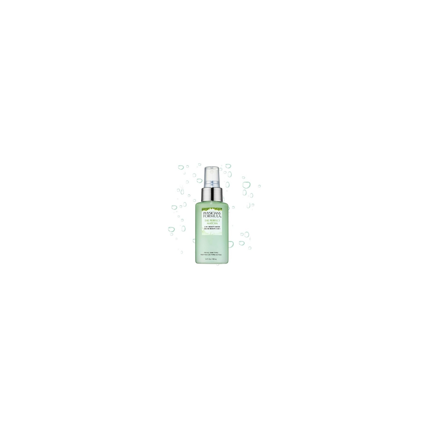 Physicians Formula The Perfect Matcha 3-in-1 Beauty Water Makeup Setting Spray with Matcha Green Tea, Bamboo Shoot and Lotus Extract
