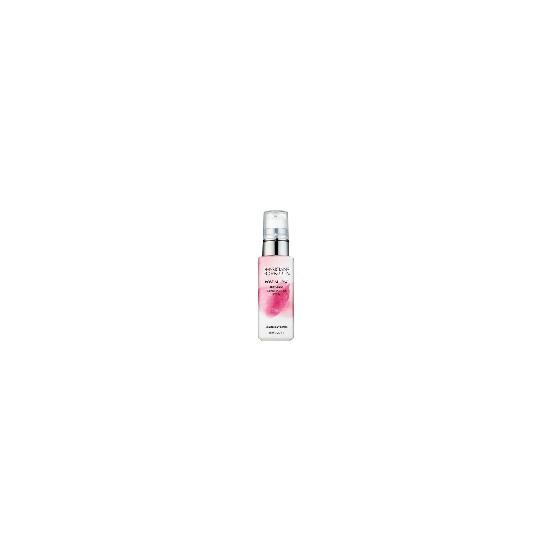 Physicians Formula Rose All Day Moisturizer SPF 30 Brightening and Firming Day Cream with Rose Water, Goji, and Cherry Plum - 1.5 oz