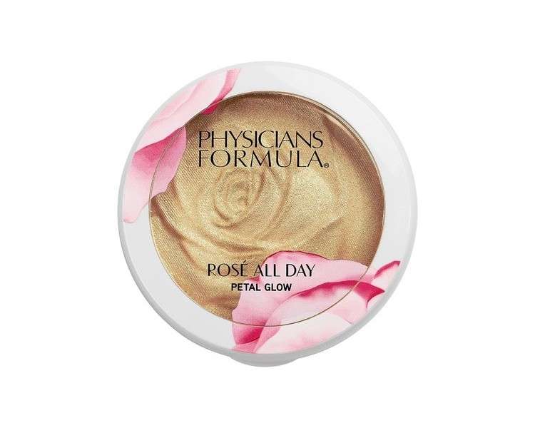 Physicians Formula Rosé All Day Petal Glow Face Highlighter with Pearl Finish for All Skin Tones Freshly Picked