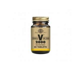 Solgar Formula VM-2000 Multivitamin Rich in Antioxidants 60 Tablets
