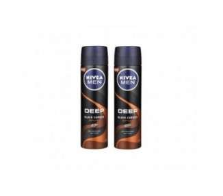Nivea Men Deep Black Carbon Espresso Antiperspirant Deodorant Spray 150ml