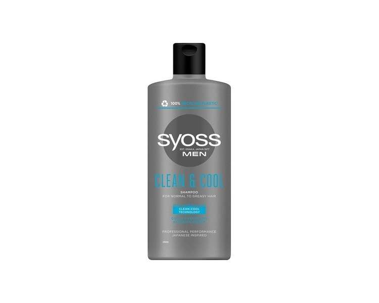 Syoss Men Clean & Cool Homme Shampoo 440ml