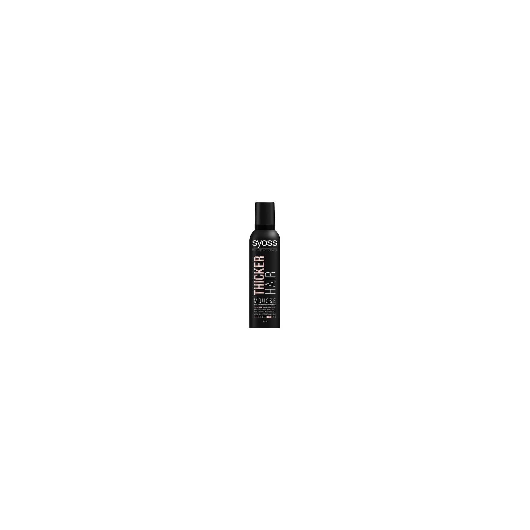Syoss Thicker Hair Extra Strong Hair Thickening Mousse 250ml