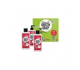 Marcel's Green Soap Gift Box Argan & Oudh Hand Soap 2-in-1 Shampoo Shower Gel 250ml