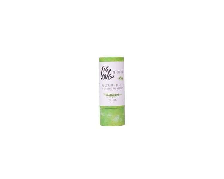 We Love The Planet Natural Deodorant Stick Luscious Lime 48g
