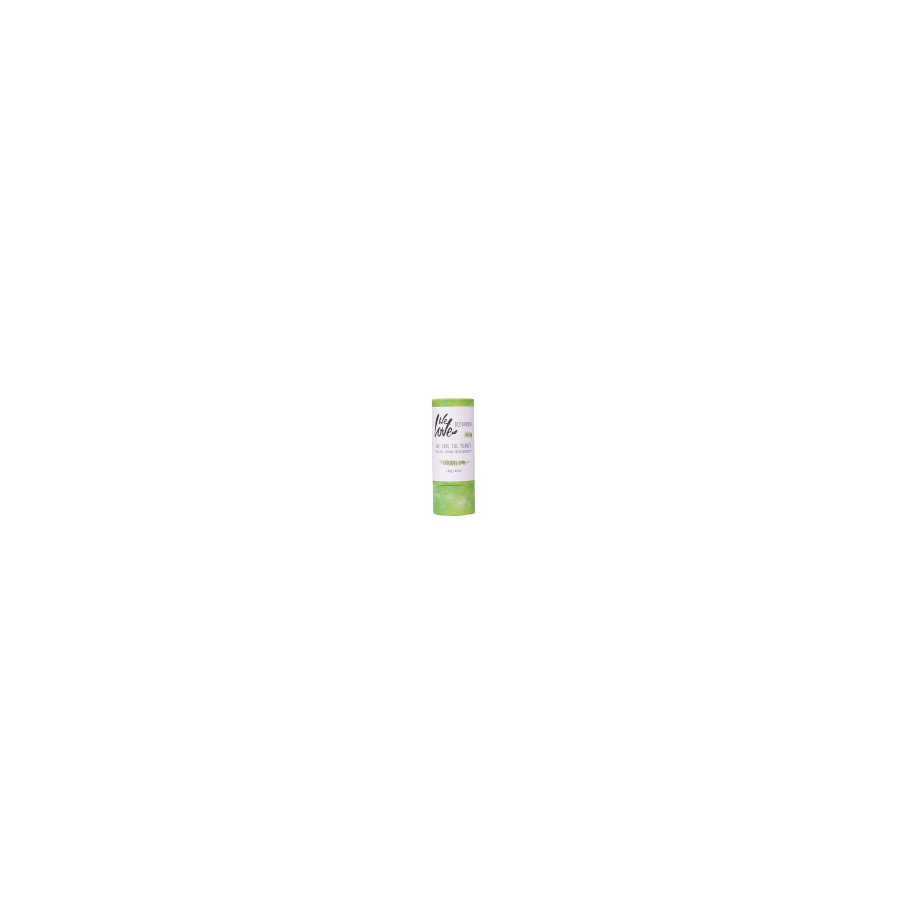 We Love The Planet Natural Deodorant Stick Luscious Lime 48g