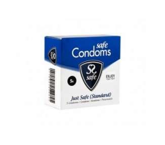 SAFE Condoms with Silicone Lubrication - Pack of 5