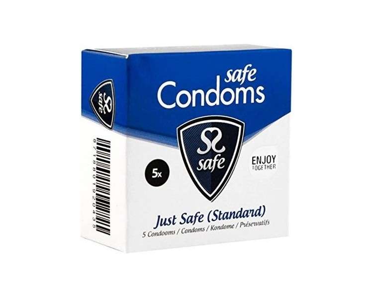 SAFE Condoms with Silicone Lubrication - Pack of 5
